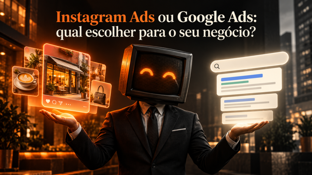 Instagram Ads ou Google Ads: qual escolher para o seu negócio? Instagram Ads ou Google Ads